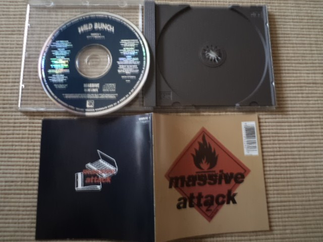 massive attack blue lines cd disc muzica trip hop dub funk electronica 1991 VG+