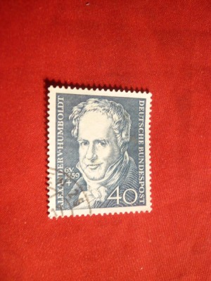 *Serie- Humboldt 1959 RFG ,1 val.stamp. foto