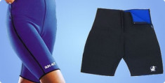 Pantaloni de slabit SHORT BERMUDA Colanti Fitness Neopren cu efect de sauna !! foto