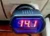 Voltmetru Auto Digital LED Roșu, Brichetă 12V/24V, Monitorizare Tensiune Baterie, Tester Acumulator Auto