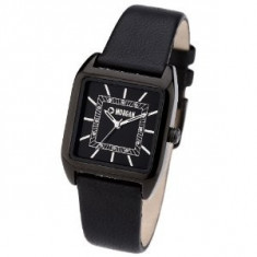 Ceas Morgan Ladies Black Leather Strap Watch foto