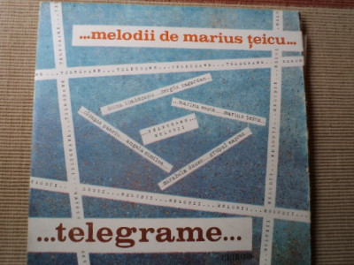 melodii de Marius Teicu telegrame disc vinyl lp selectii muzica pop EDE 01669 foto