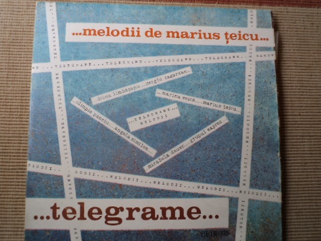 melodii de Marius Teicu telegrame disc vinyl lp selectii muzica pop EDE 01669