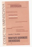 Vasile C. Nechita - Meditatii economice eminesciene, 1989