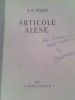Articole alese-A.N.Serov, 1957