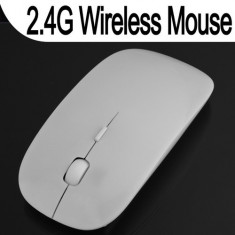 Mouse optic mouse wireless USB receiver MOUSE nano 2,4 Ghz, mouse alb nano receptor USB mouse laptop mouse design Apple foto