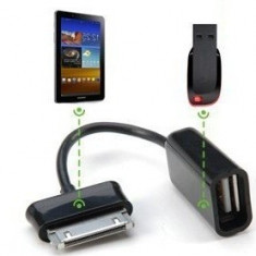 Cablu USB OTG pentru Samsung Galaxy tab, P7500 / P7510/ P7300 /P7310 /P6800 P6810 /P6200/ P5100/P5110 foto