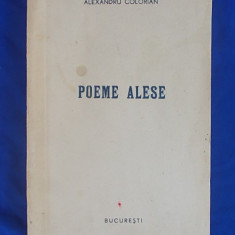 ALEXANDRU COLORIAN - POEME ALESE , 1942