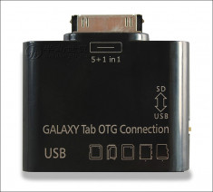 Adaptor USB OTG Samsung Galaxy Tab P7500 P7510 P3110 P3100 + stylus foto
