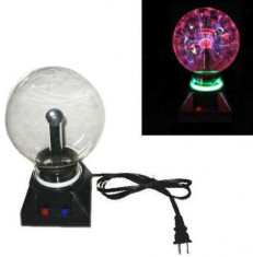 Glob Plasma minge magica 220V 8W magie vrajitoare circumferinta glob 33 cm pt disco/petreceri/party/fun foto