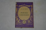 A. De Vigny - Poesies choisies - Larousse - 1935