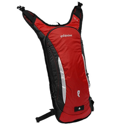 Rucsac detasabil Grossglockner pentru protectie coloana 3L rosu ski snowboard foto