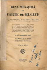 Ecaterina Comsa - Buna Menajera sau Carte de Bucate ( editia IX, interbelica ) foto