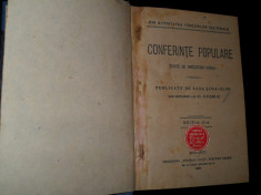 Conferinte Populare, tinute de invatatorii rurali, G.Cosbuc, 1923 foto