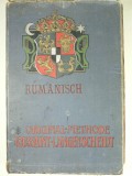 CURS PRACTIC - METODA ORIGINALA LIMBII GERMANA PENTRU ROMANI - INCEPUT 1900