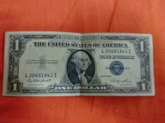 BANCNOTE AMERICANE VECHI DE 1 SI 2 DOLARI foto