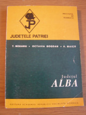 T. Morariu, Octavia Bogdan, A. Maier - Judetul Alba foto