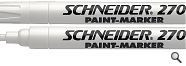 Paint marker Schneider M 270 ALB ( marker vopsea ) foto