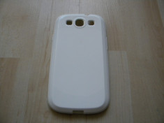 Husa silicon TPU Toc SAMSUNG GALAXY S3 S 3 SIII I9300 WHITE EDITION![133] foto