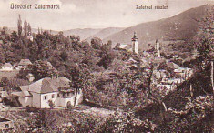 Ok-1220- Romania, Zlatna, carte postala necirculata aprox.1916: Vedere fragment foto