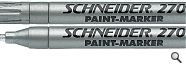 Paint marker Schneider M 270 ARGINTIU ( marker vopsea ), set 10 buc foto