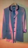 Sacou Dama Gemma Lux, Marimea 40, Vascoza/Poliester, Ca Nou - Elegant, 70cm Lungime