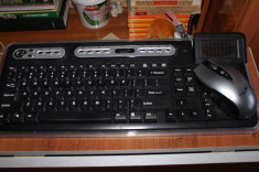 Tastatura + mouse GENIUS SLIMSTAR 820 - fara receiver wireless foto
