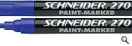 Paint marker Schneider M 270 ALBASTRU ( marker vopsea ), set 10 buc foto