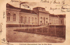 Ok-1212- Romania, Marosujvar, Uioara, c.p. circulata 1921: Baile sarate cu aburi foto