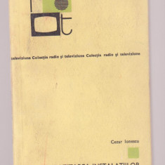 Cezar Ionescu - Antiparazitarea instalatiilor electrice de pe autovehicule