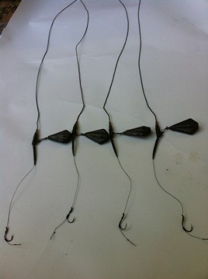 SET 4 MONTURI CRAP cu Lead Core si sistem plumb pierdut foto