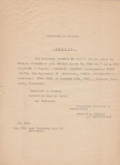brevet din timpul Regelui Ferdinand foto