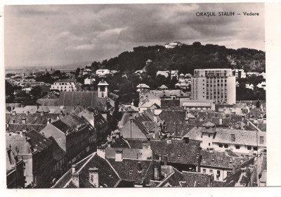 carte postala(ilustrata)-ORASUL STALIN-vedere foto