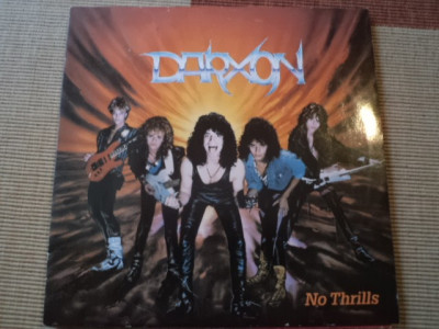 DARXON NO THRILLS 1987 disc vinyl lp muzica heavy metal hard rock Energy rec. NM foto