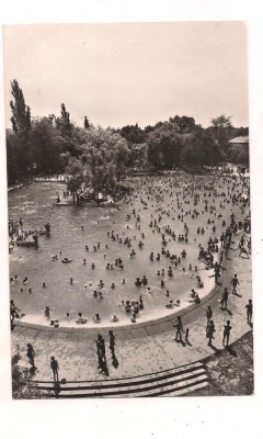 carte postala(ilustrata)-ORADEA -Baile Victoria-Strandul foto