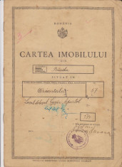 REGATUL ROMANIEI CARTEA IMOBILULUI din Braila,Str.Orientala,nr.57,proprietar Lt.col.Apostol Lazar,1939 foto