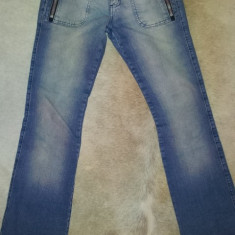 Blugi originali de la Spoon Jeans, bumbac, ca noi, marimea S (3 USA)