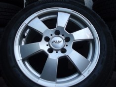 JANTE AUTO ALIAJ CU ANVELOPE 205 55 R16 5X112 PT MERCEDES C KLASSE E W203 W204 AUDI#8 foto