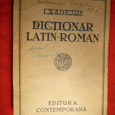 I.Nadejde -Dictionar Latin-Roman cca.1945