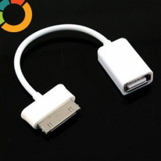 Cablu USB micro-B OTG - USB 2.0-A Samsung Galaxy Tab 2 10.1/8.9 P7500 P7510 P7300 P3100 P3110 foto