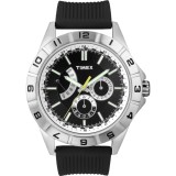 CEAS TIMEX RETROGRADE Steel Black 10 ATM , ziua , data , model deosebit, Sport