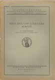 I. A. Bassarabescu - Doua epoci din literatura Romana - 1928