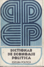 DICTIONAR DE ECONOMIE POLITICA foto