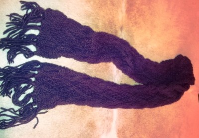 Fular mov dama de la Accessorize, din acril, ca nou foto