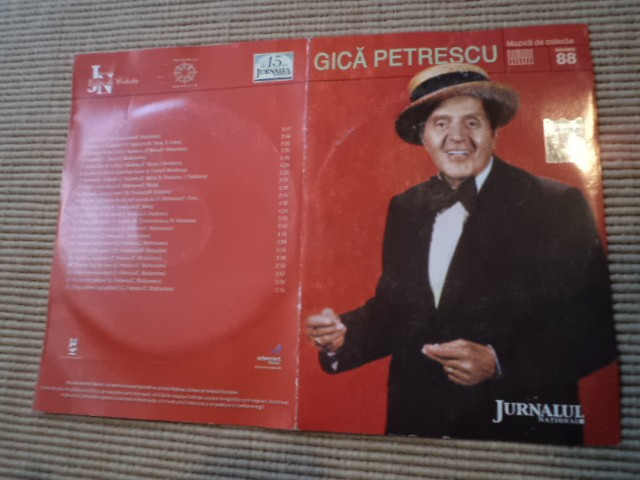 Gica Petrescu cd disc selectii muzica usoara slagare colectia jurnalul national