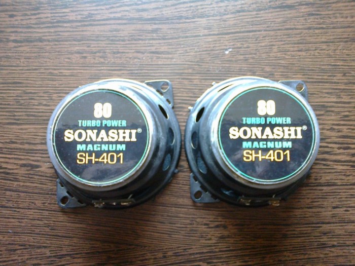 Boxe auto SONASHI MAGNUM 80 W SH-401 , difuzoare auto foto mare Boxe auto SONASHI MAGNUM 80 W SH-401 , difuzoare auto foto mare