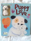 &quot;PUPPY LOVE&quot;, Album ilustrat pentru copii, cu gadget un catelus de plus, 2007. Carte noua, Alta editura