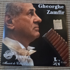 gheorghe zamfir cd disc muzica populara folclor colectia jurnalul national VG++