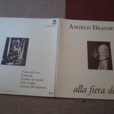 angelo branduardi Alla Fiera Dell'Est 1976 disc vinyl lp muzica pop rock VG+