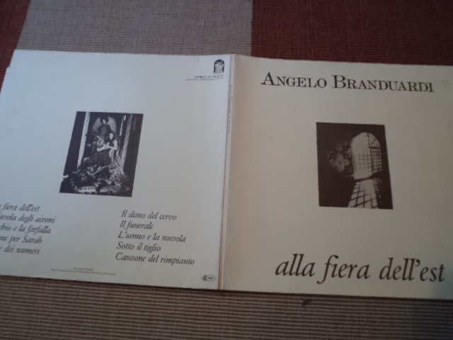 angelo branduardi Alla Fiera Dell&#039;Est 1976 disc vinyl lp muzica pop rock VG+